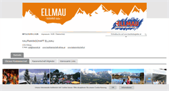 Desktop Screenshot of kaufmannschaft-ellmau.at